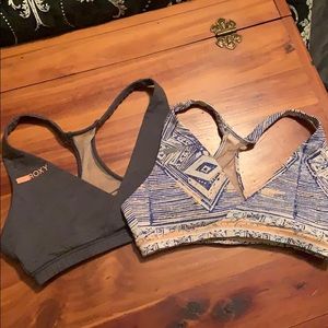 Roxy sports bras